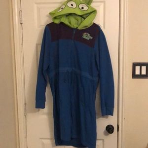 Pizza Planet Green Alien sweater dress